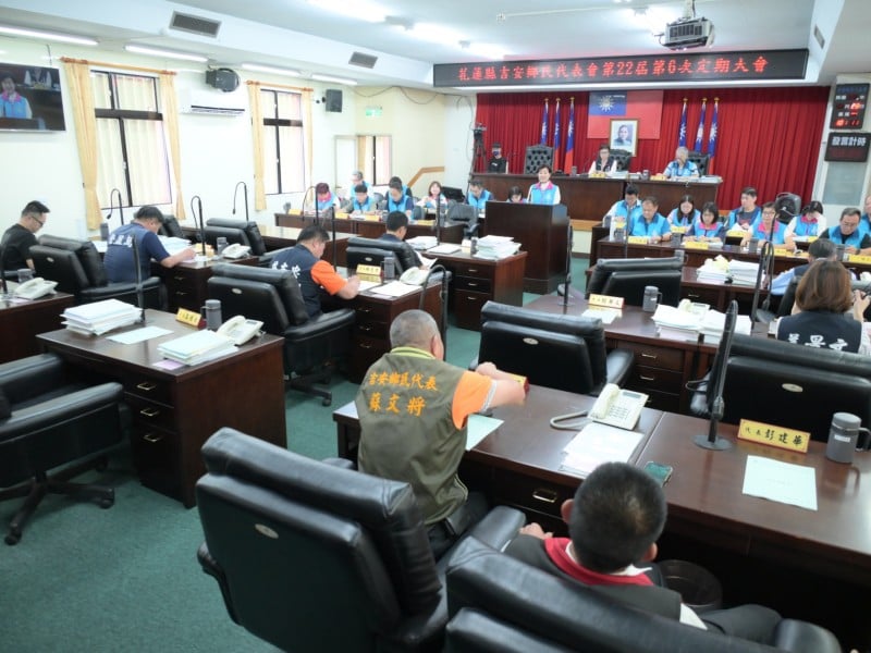 吉安鄉代會第22屆第六次定期大會 游淑貞再次遞交卓越施政亮麗成績單